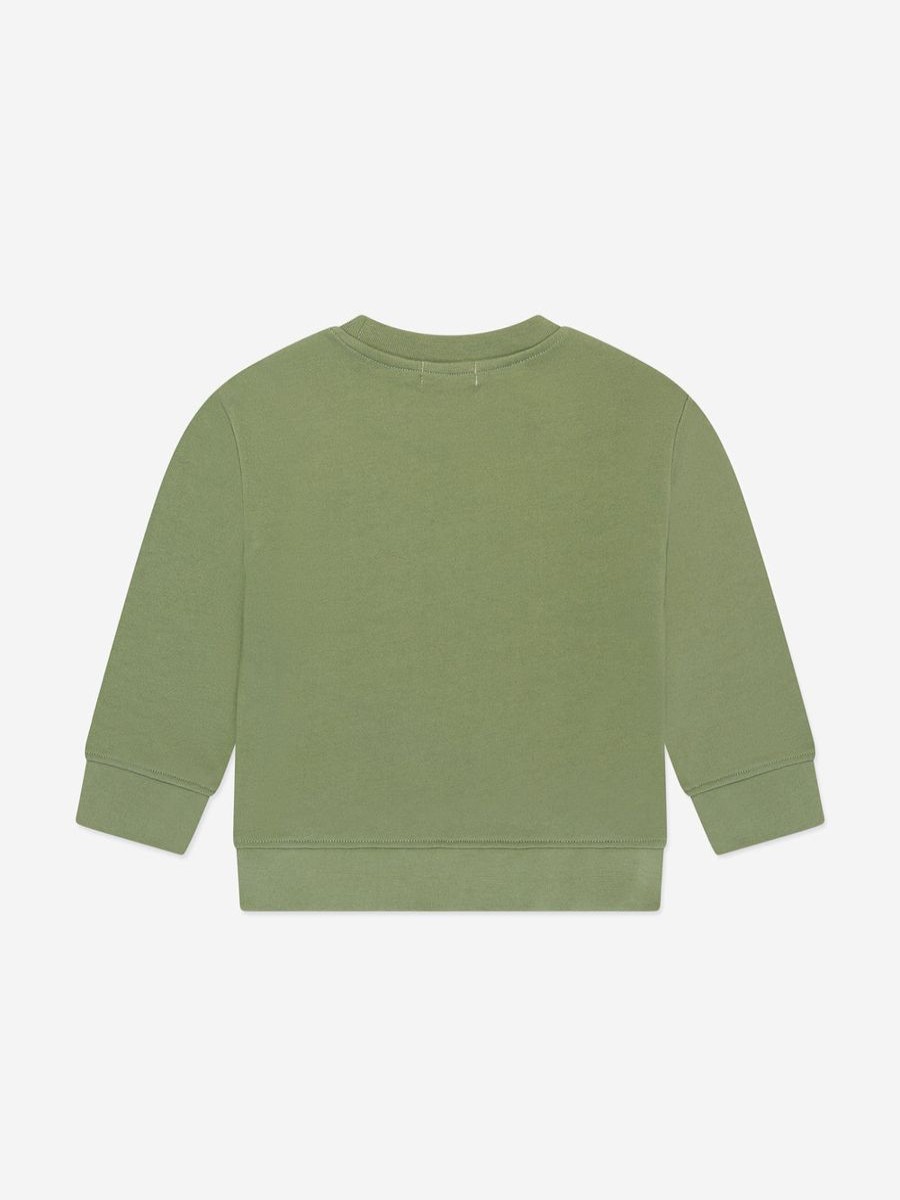 Teen Stella McCartney Kids Sweatshirts & Hoodies | Boys Logo Sweatshirt In Green