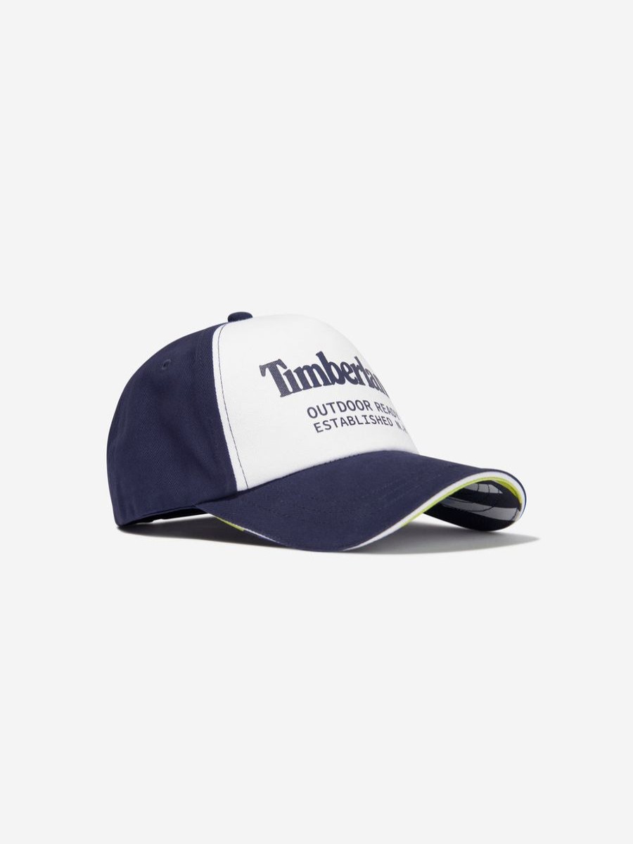 Teen Timberland Accessories | Boys Logo Cap In Blue