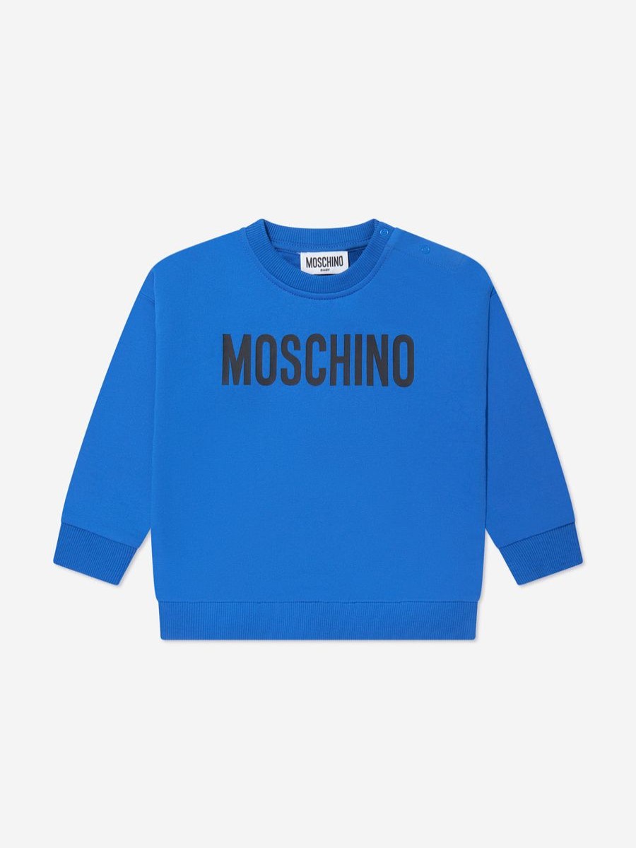 Baby Moschino Kids Sweatshirts & Hoodies | Baby Logo Sweatshirt In Blue