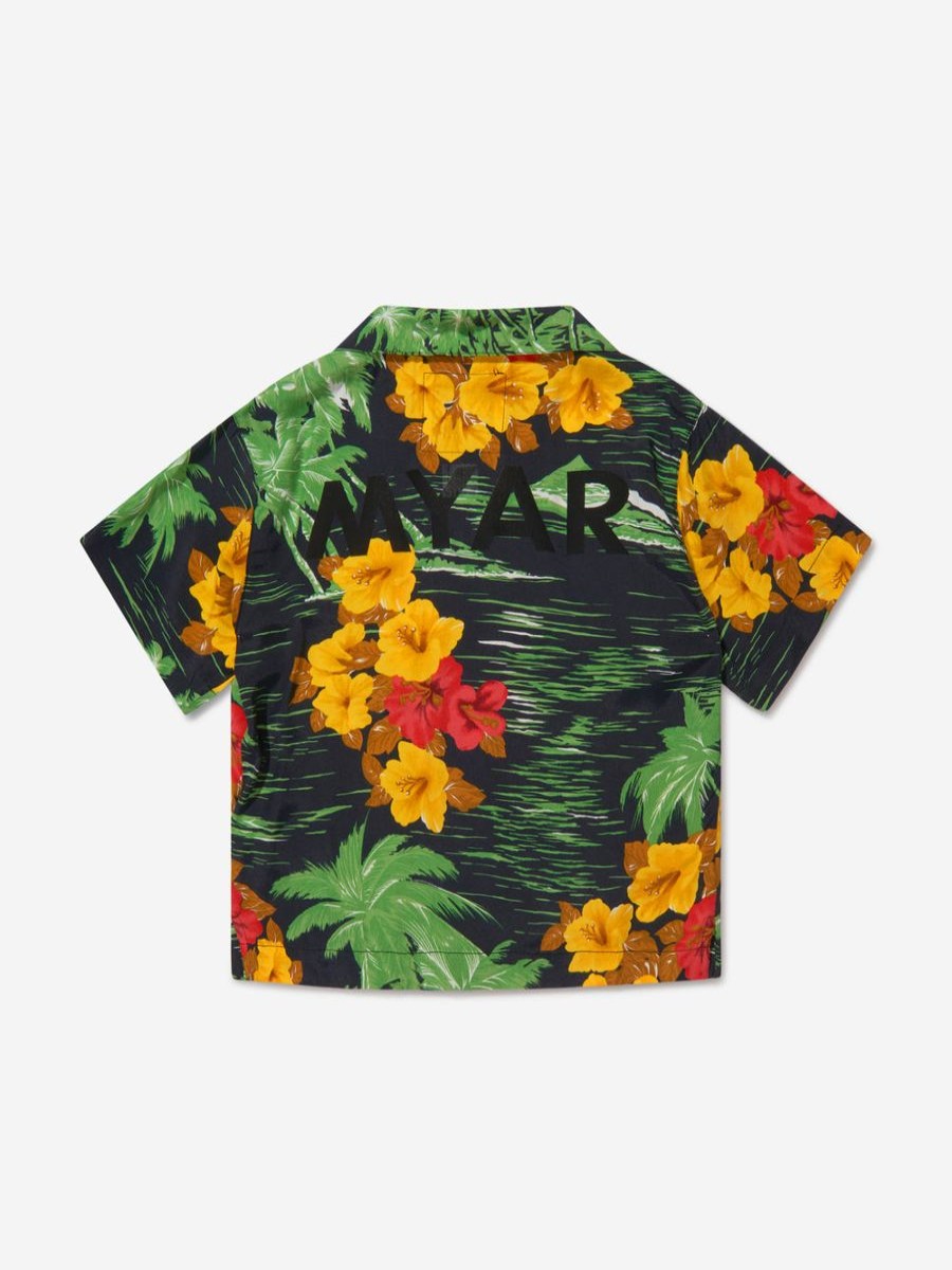 Teen Myar Shirts | Boys Cotton Hawaiian Print Shirt