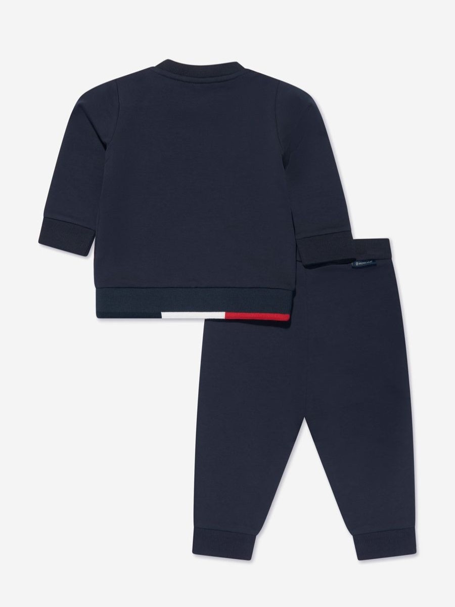 Baby Moncler Enfant Tracksuits | Baby Boys Logo Tracksuit In Navy