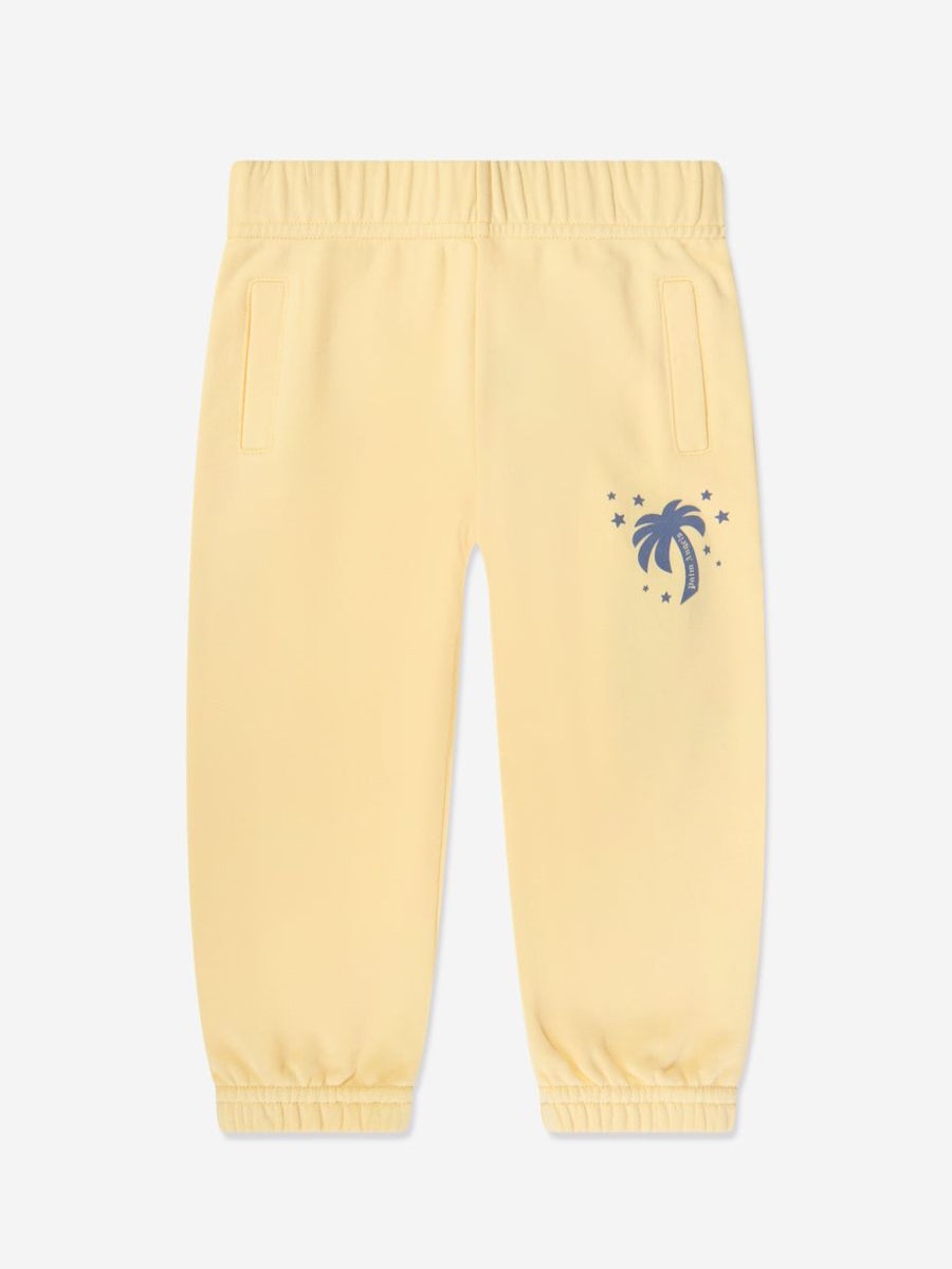 Baby Palm Angels Sweatpants | Baby Boys Palm Stars Joggers In Yellow