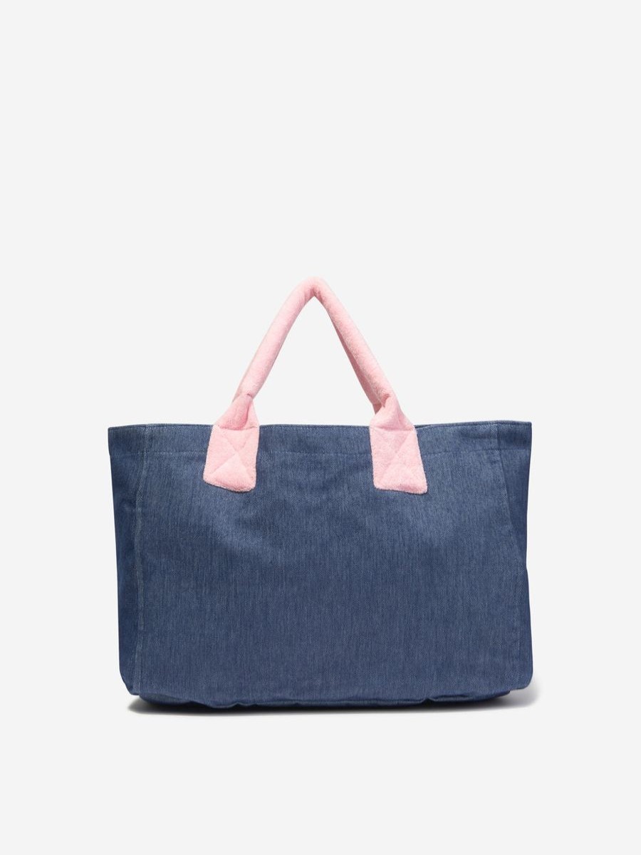 Girls AY by AYLA Bags & Backpacks | Girls Denim Look Tote Bag In Blue