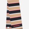 Girls Burberry Kids Scarves & Gloves | Kids Icon Rugby Stripe Scarf In Beige