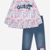 Girls Guess Trousers | Baby Girls Trouser Set In Multicolour