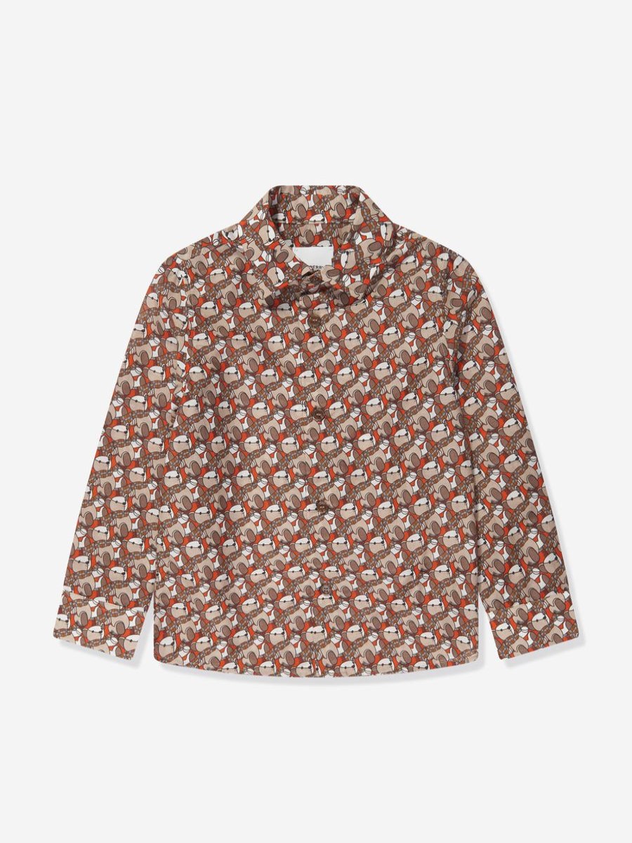 Teen Burberry Kids Shirts | Boys Owen Shirt In Beige