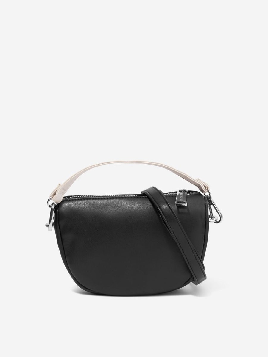 Girls MSGM Bags & Backpacks | Girls Eco-Leather Shoulder Bag In Black