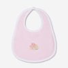 Baby Magnolia Baby Bottles, Dummies & Bibs | Baby Girls Sweet Gingerbread Embroidered Bib In Pink