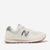 Girls New Balance Sneakers | Girls 574 Animal Print Lace Up Trainers In Ivory