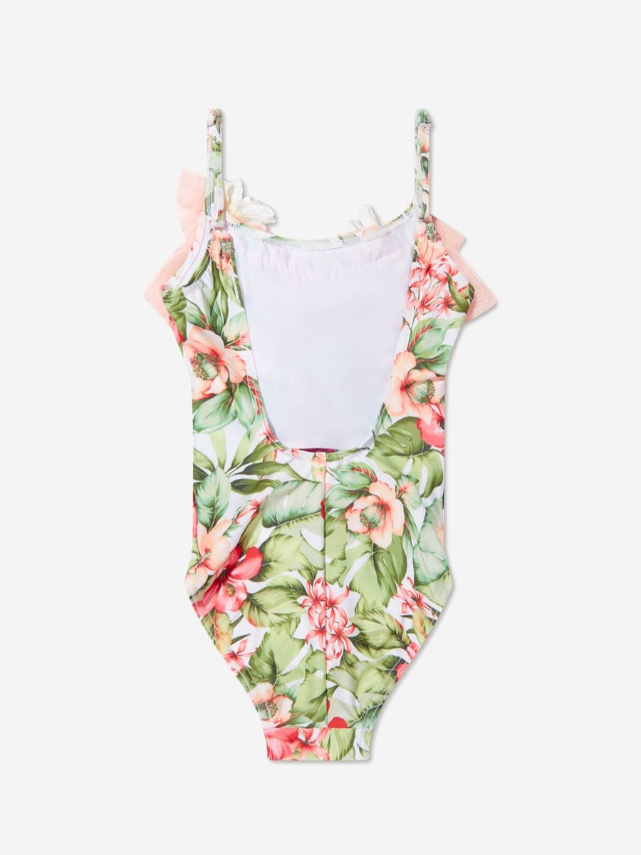 Teen Selini Action Swimwear | Girls Floral Swimsuit In Multicolour