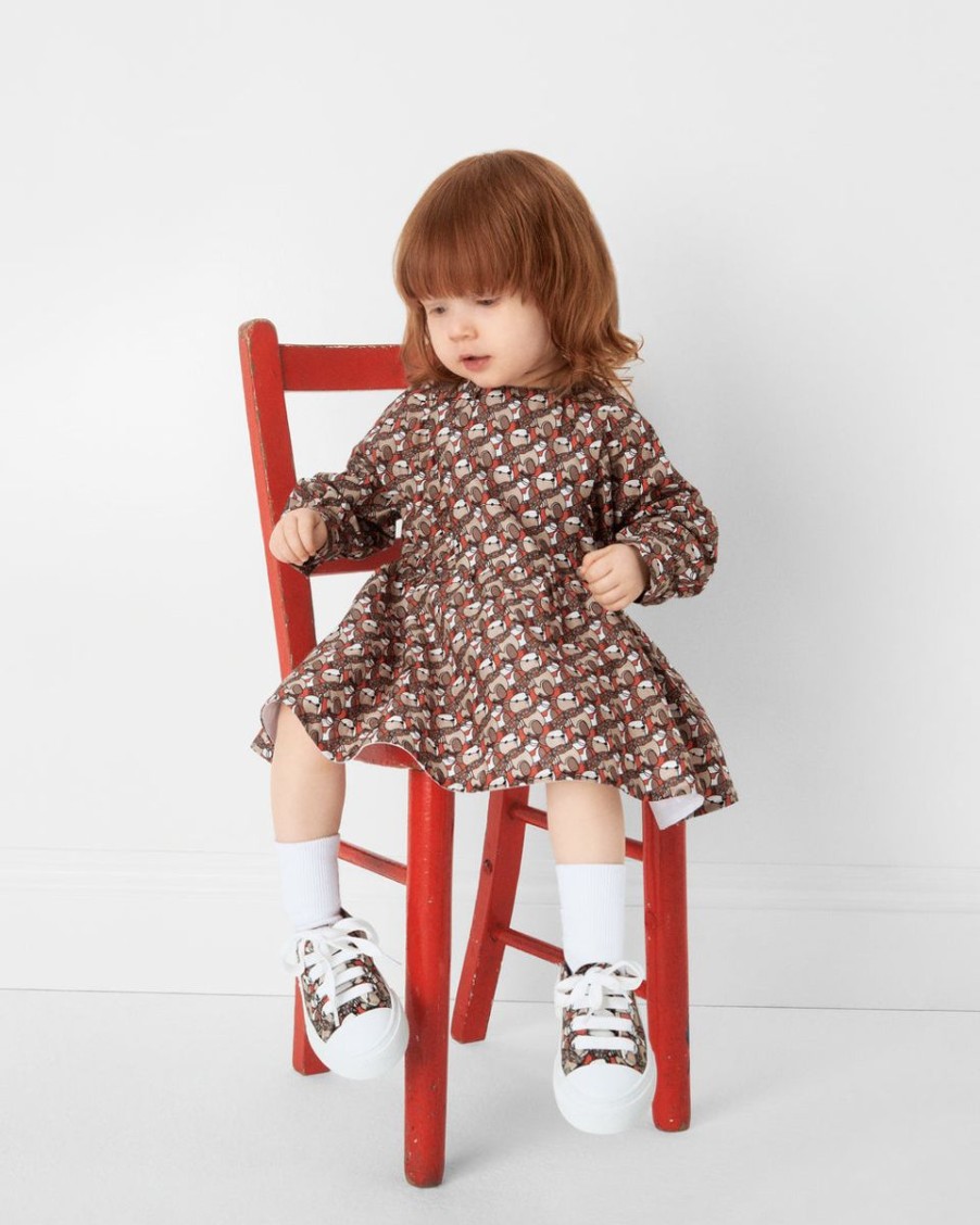 Baby Burberry Kids Dresses | Baby Girls Geraldine Dress In Beige