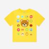 Teen Moschino Kids Sweatshirts & Hoodies | Kids Teddy Print T-Shirt In Yellow