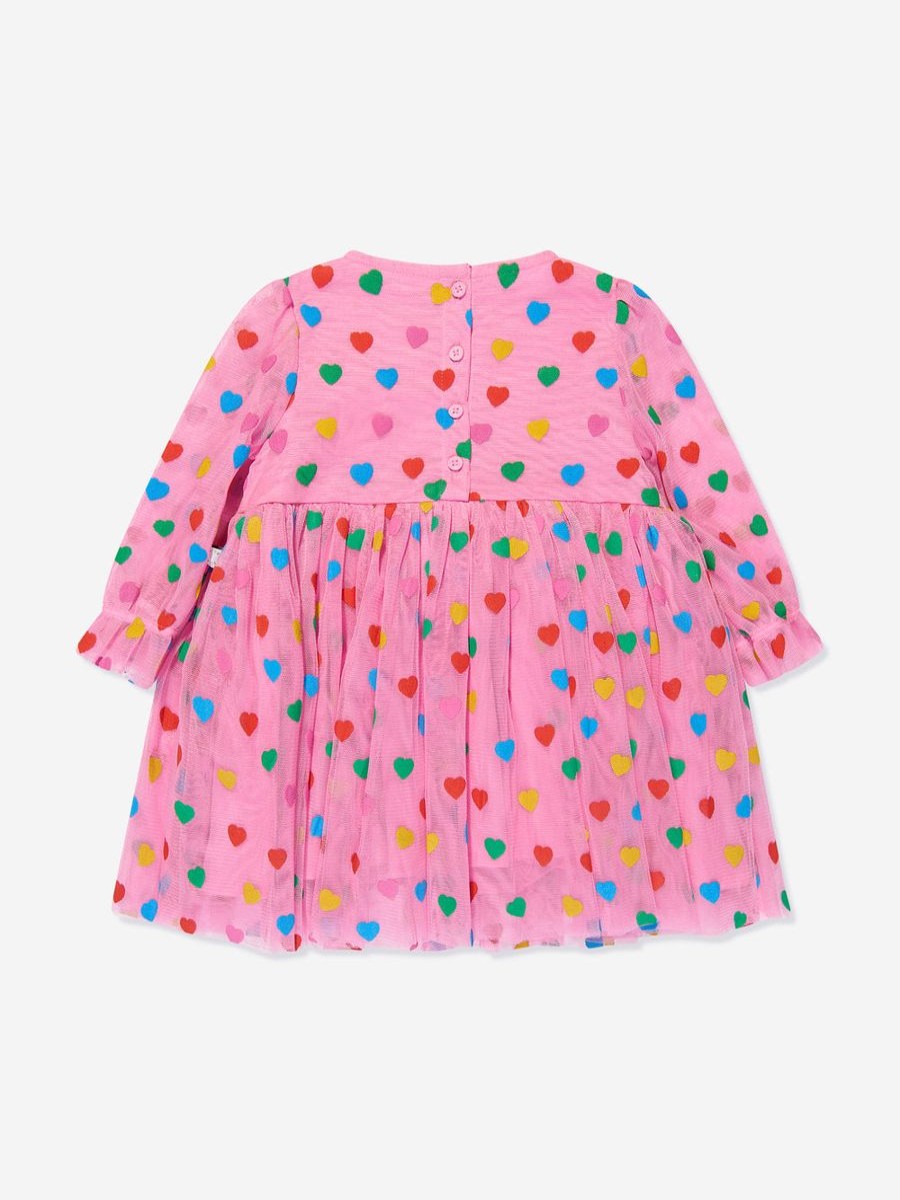 Baby Stella McCartney Kids Dresses | Baby Girls Heart Dress In Pink