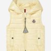 Baby Moncler Enfant Coats & Jackets | Baby Boys Down Padded Couronne Gilet In Yellow