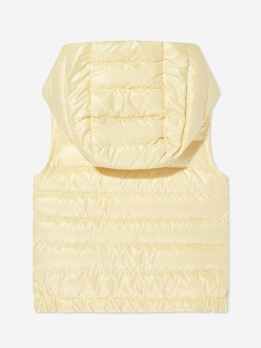 Baby Moncler Enfant Coats & Jackets | Baby Boys Down Padded Couronne Gilet In Yellow