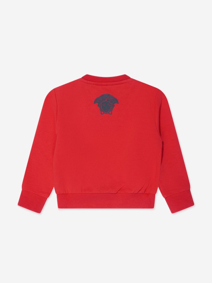 Baby Versace Sweatshirts & Hoodies | Baby Logo Print Sweatshirt In Red