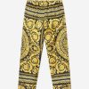 Girls Versace Trousers | Girls Silk Barocco Trousers