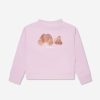 Baby Palm Angels Sweatshirts & Hoodies | Baby Girls Bear Sweatshirt In Purple