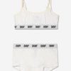 Girls DKNY Underwear | Girls Training Bra And Knickers Set In Ivory