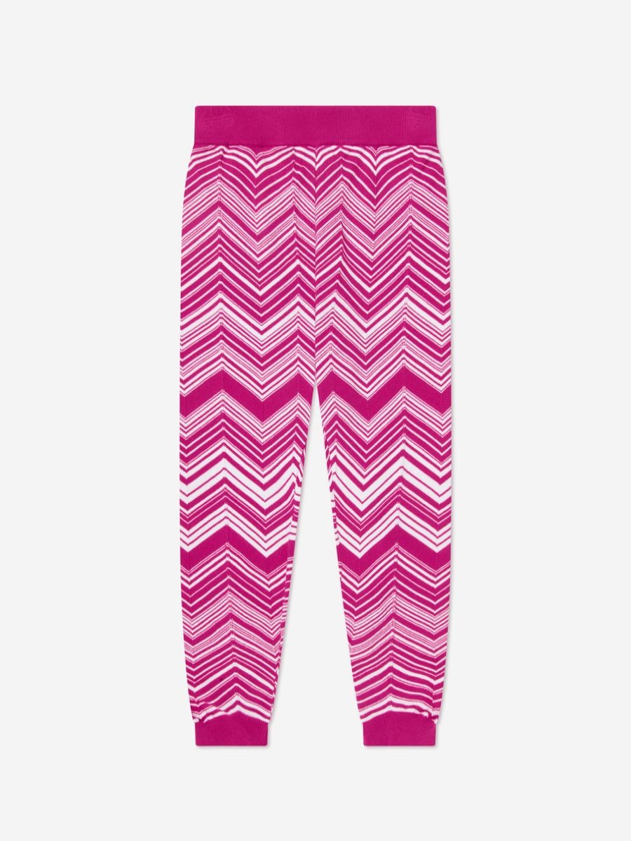 Teen Missoni Sweatshirts & Hoodies | Girls Zigzag Knitted Leggings In Pink