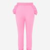 Girls Wauw Capow Trousers | Wauw Capow - Girls Cotton Frilly Trim Joggers | Childsplay Clothing