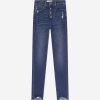 Girls DL1961 Jeans | Girls Chloe Distressed Skinny Jeans In Blue