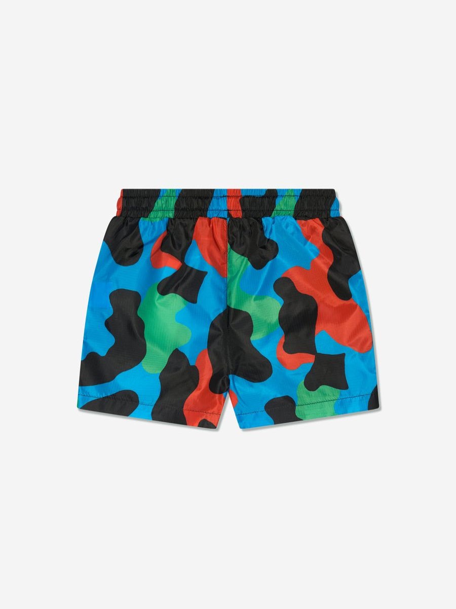 Teen Stella McCartney Kids Swimwear | Boys Patterned Swim Shorts In Multicolour