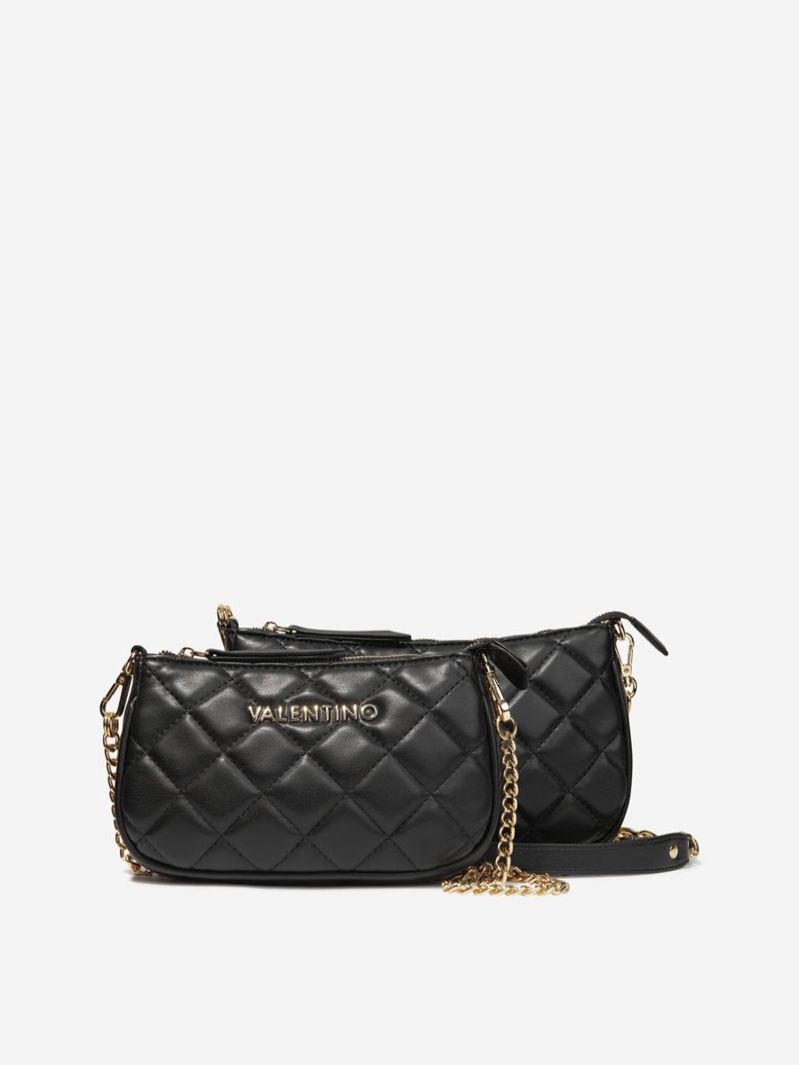 Girls Valentino Bags & Backpacks | Girls Ocarina Shoulder Bag In Black (W: 10Cm)