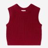 Girls Molo Jumpers & Cardigans | Molo - Girls Wool Knitted Vest | Childsplay Clothing