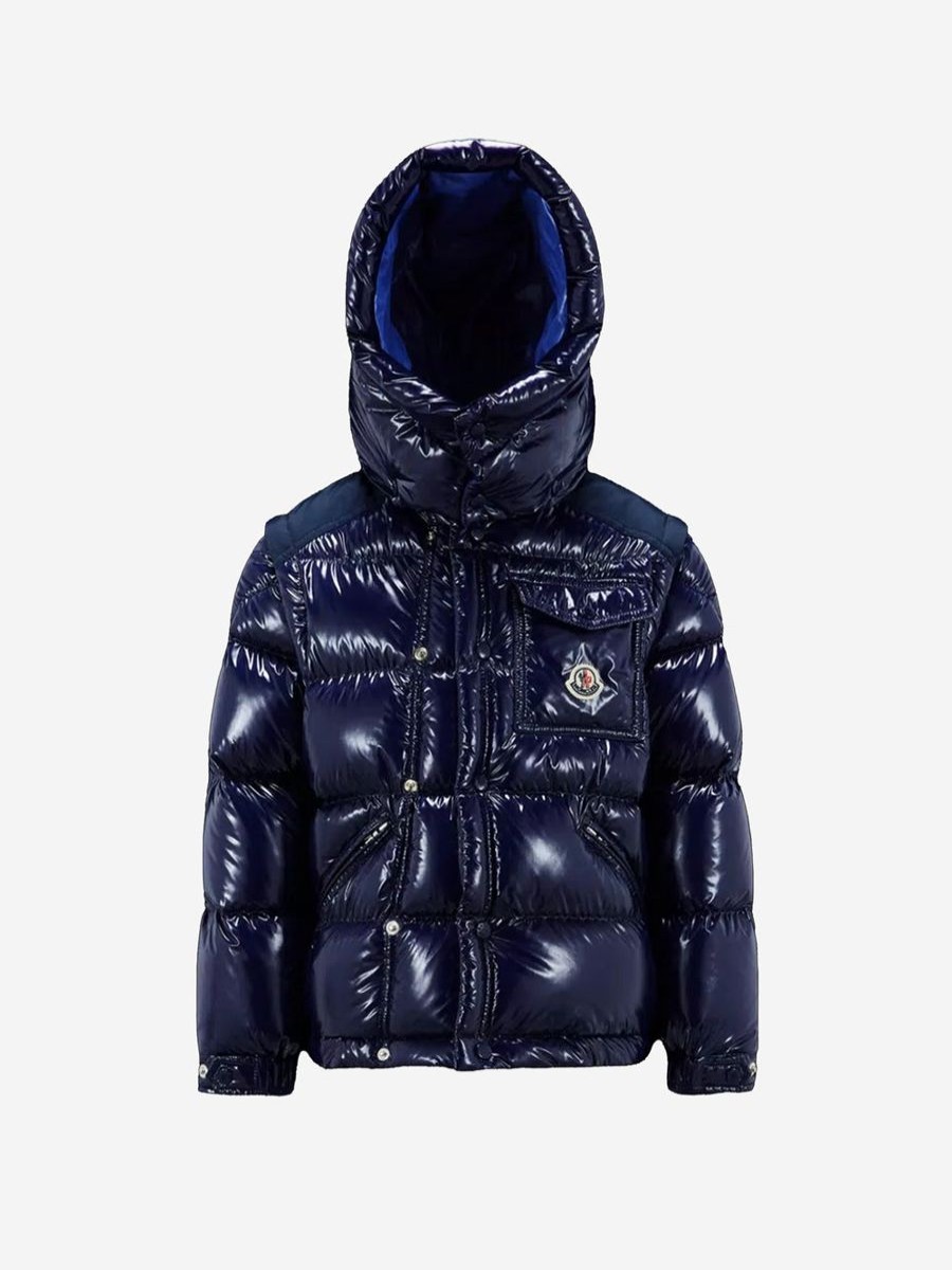 Girls Moncler Enfant Coats & Jackets | Moncler Karakorum Ripstop Enfant