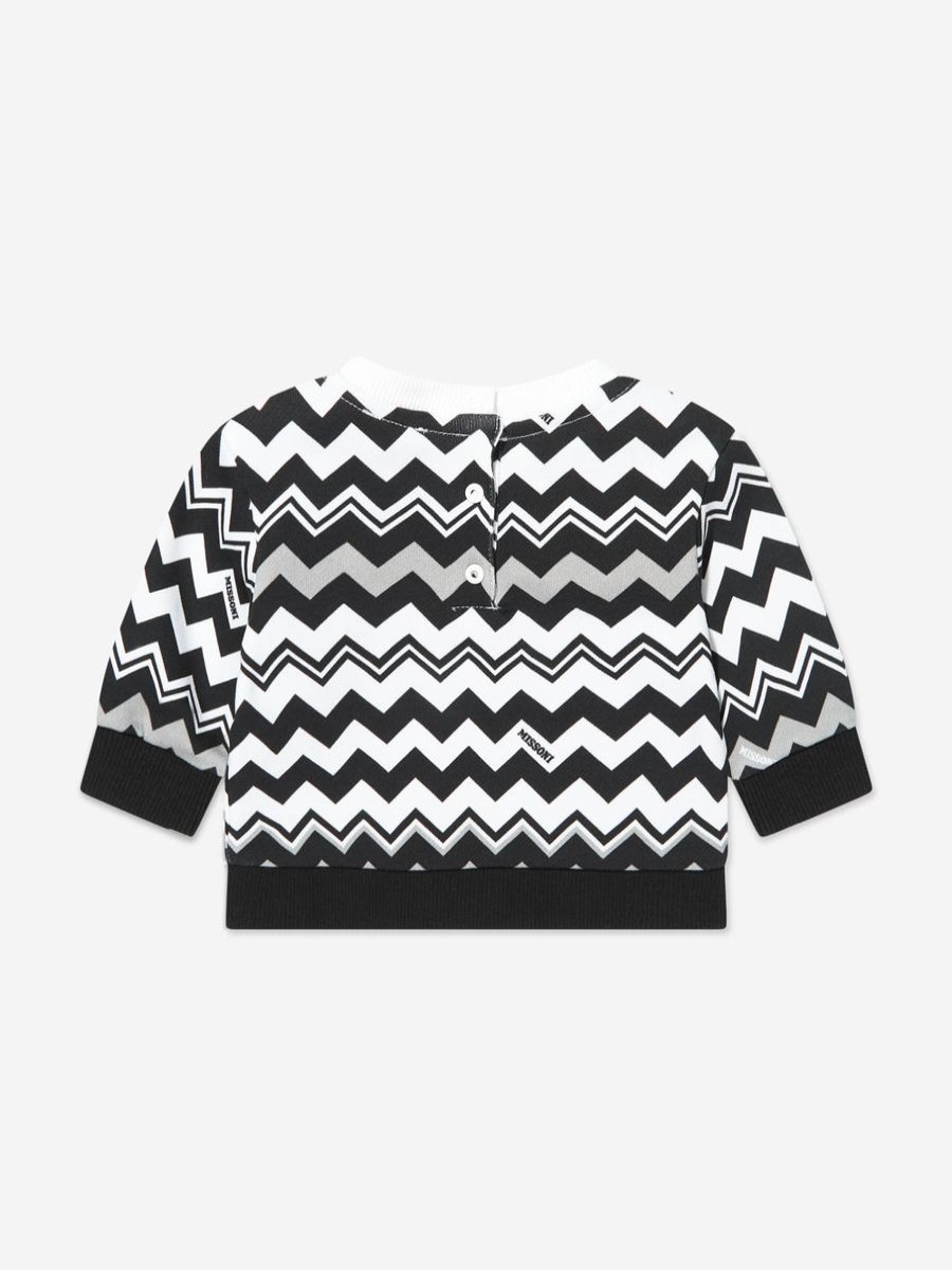 Baby Missoni Sweatshirts & Hoodies | Baby Boys Zigzag Sweatshirt In Black