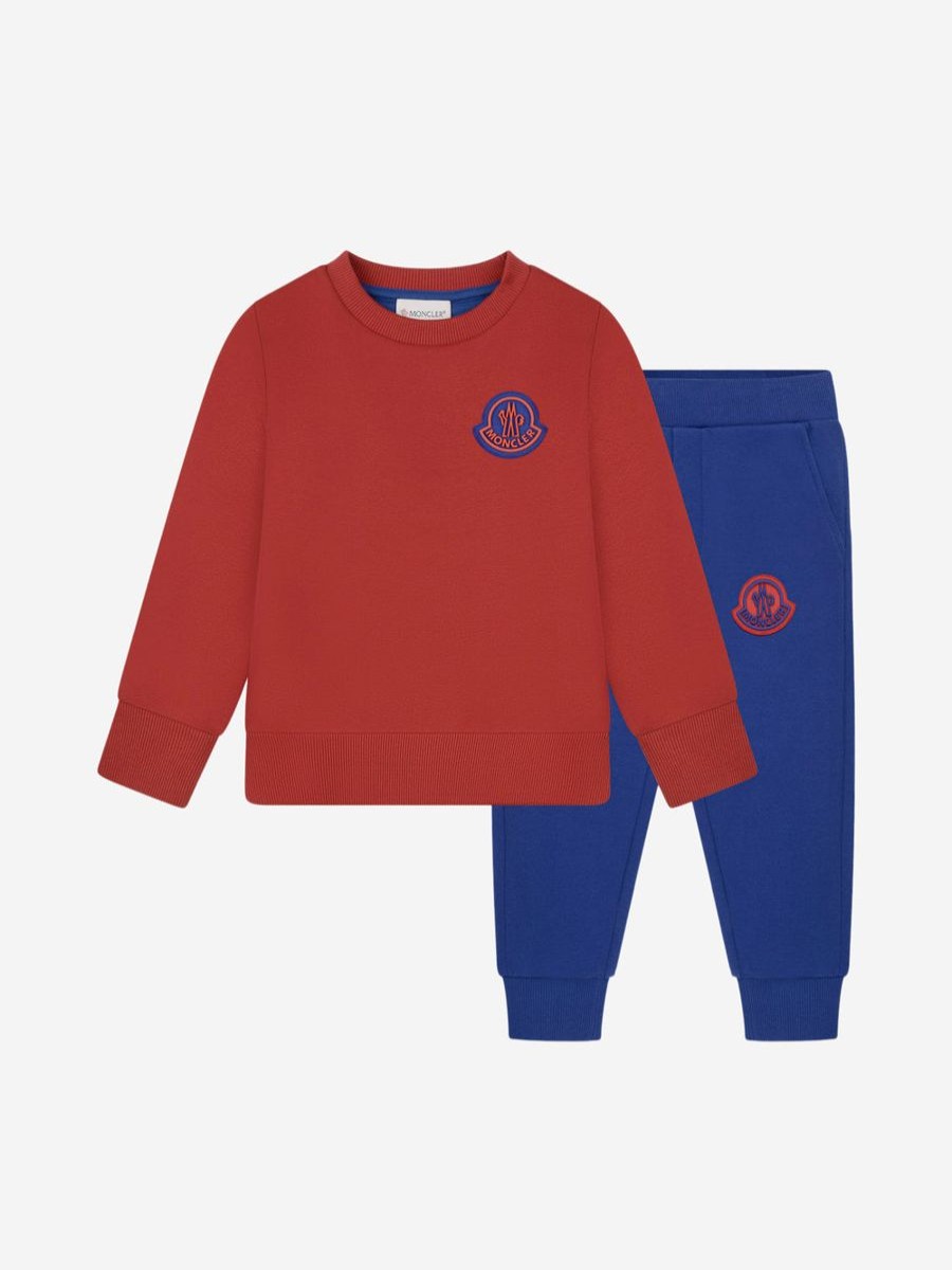 Boys Moncler Enfant Tracksuits | Moncler Boys Cotton Tracksuit