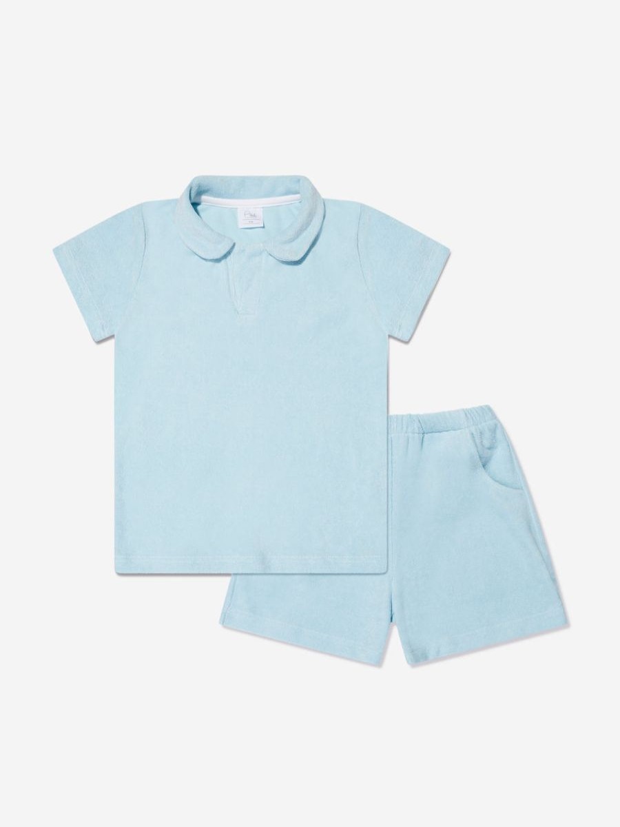 Boys Amiki Children Nightwear & Pyjamas | Boys Thomas Short Pyjama Set In Blue