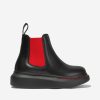 Boys Alexander McQueen Boots | Alexander Mcqueen - Kids Leather Chunky Chelsea Boots |Eu Childsplay Clothing