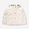 Teen Michael Kors Underwear | Girls Puffer Jacket With Detachable Sleeves In Cream