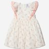 Girls Tartine Et Chocolat Dresses | Girls Cotton Floral Print Dress