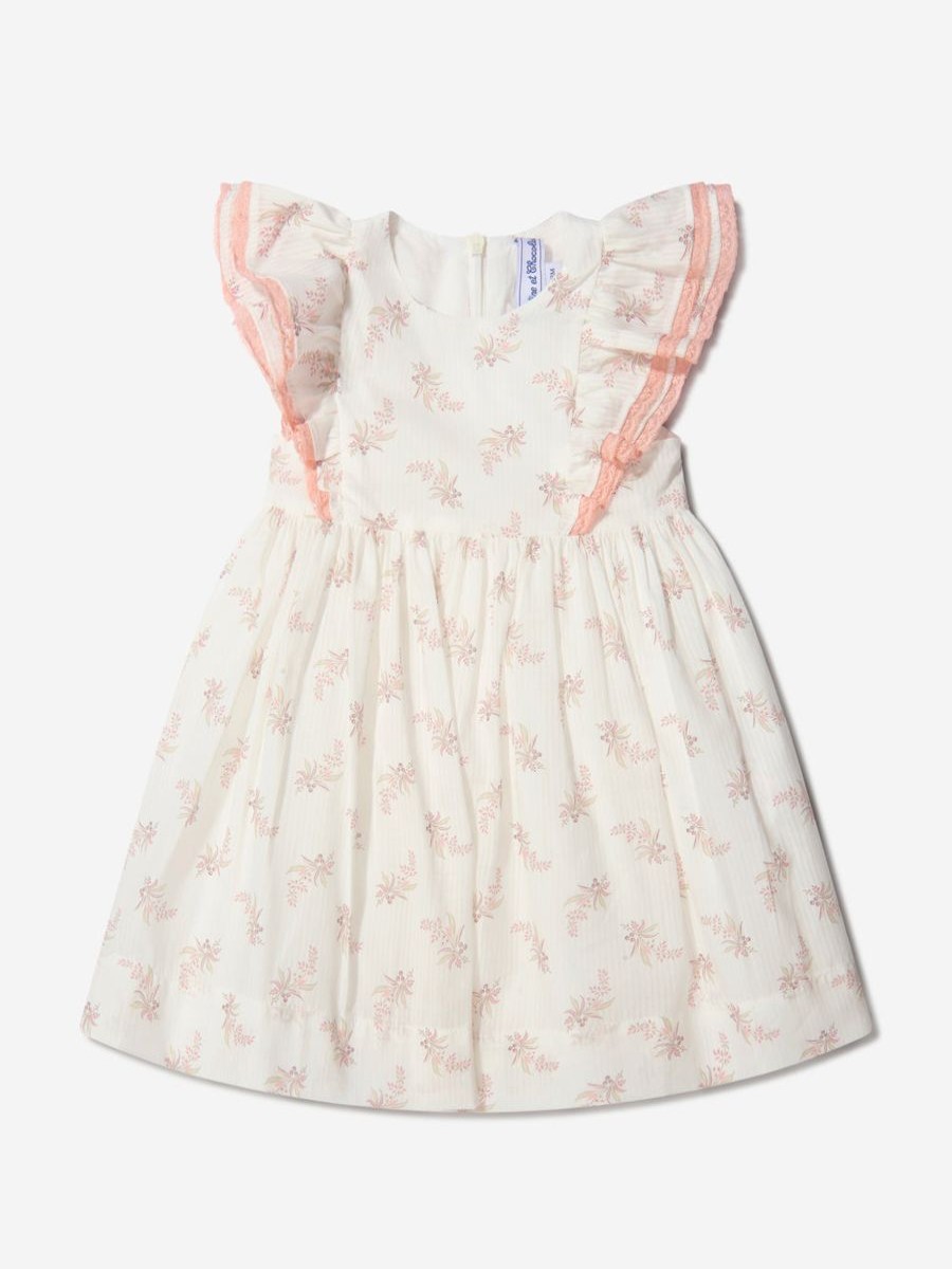 Girls Tartine Et Chocolat Dresses | Girls Cotton Floral Print Dress