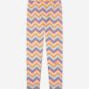 Girls Missoni Leggings | Girls Zig Zag Leggings In Multicolour