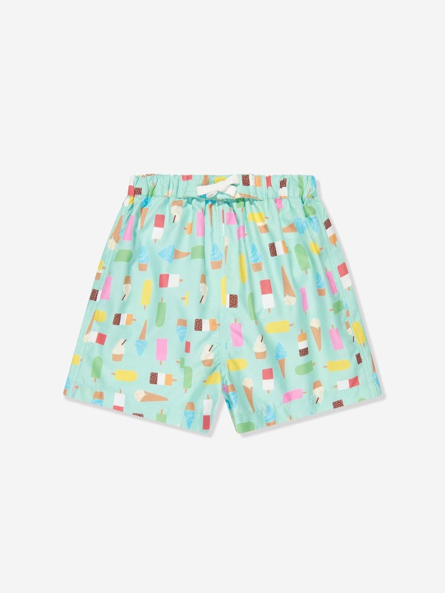 Boys Rachel Riley Shorts | Boys Ice Lolly Swim Shorts In Blue