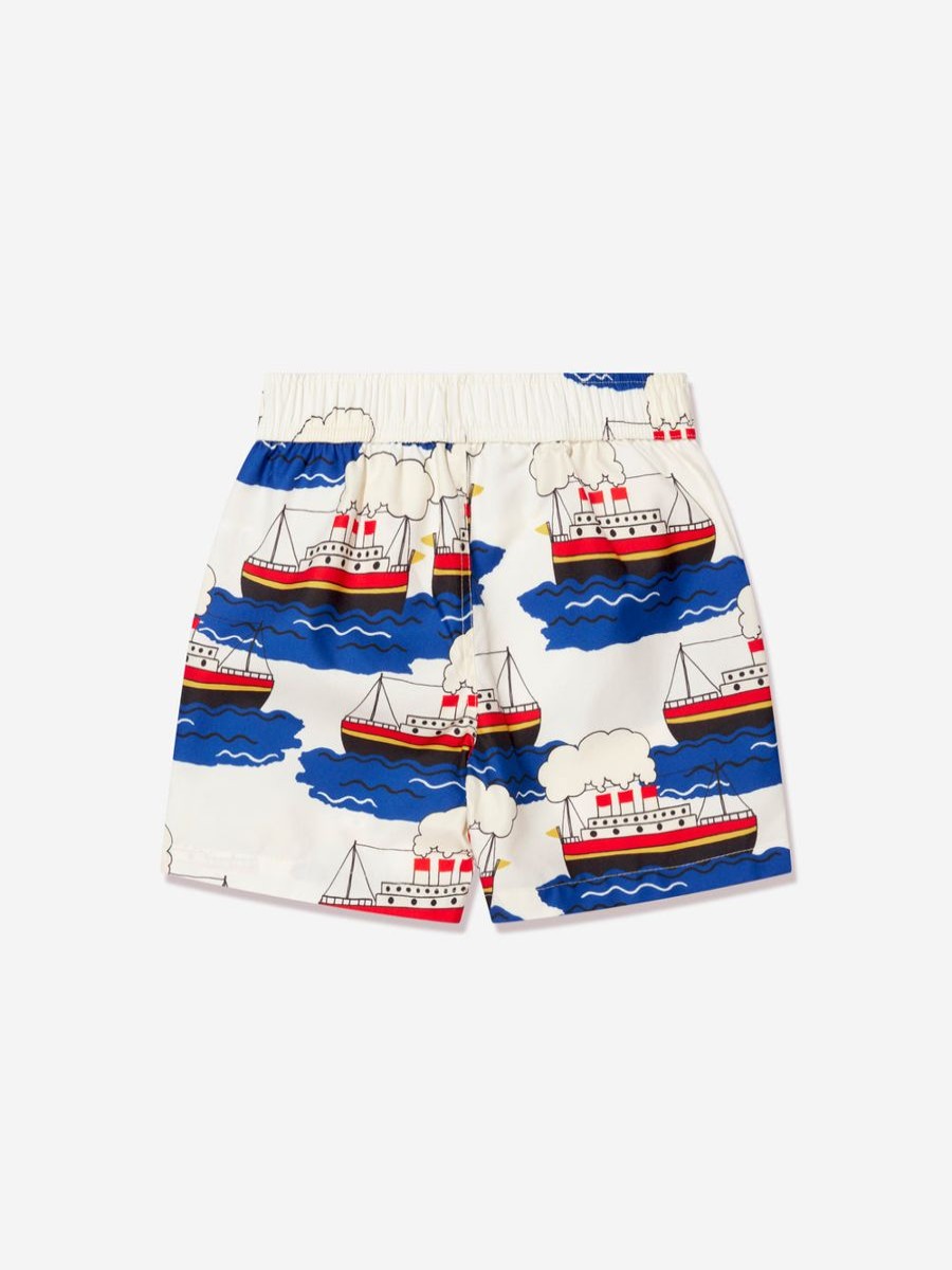 Boys Mini Rodini Swimwear | Boys Ferry Swim Shorts In Multicolour