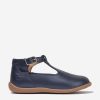 Baby Pom D'Api Shoes | Baby Boys Leather Stand-Up Salome Booties In Navy