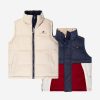 Boys Tommy Hilfiger Coats & Jackets | Kids Reversible Down Vest In Navy