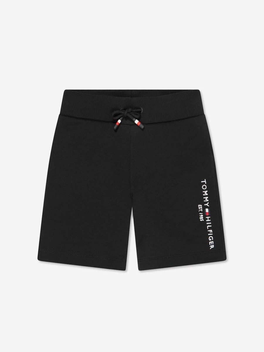 Boys Tommy Hilfiger Underwear | Boys Essential Sweat Shorts In Black