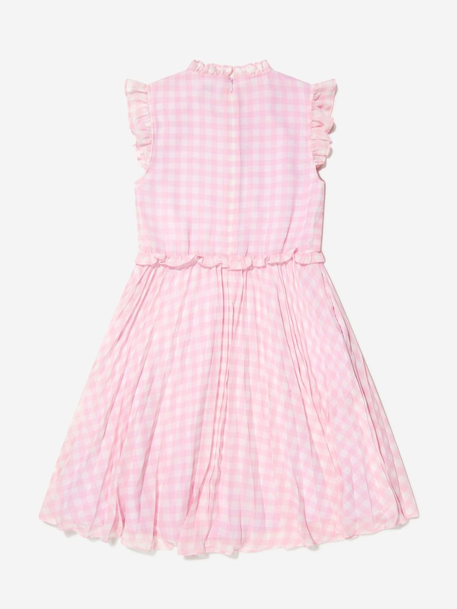 Girls Self Portrait Dresses | Self Portrait - Girls Gingham Print Smocked Dress | Childsplay Clothing