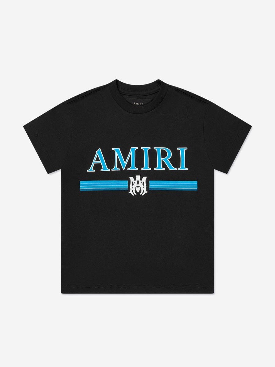 Boys Amiri T-Shirts & Tops | Kids Bar Logo T-Shirt In Black