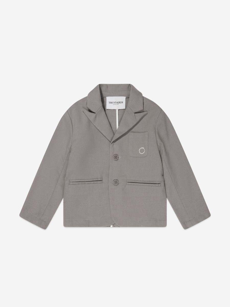 Boys Trussardi Coats & Jackets | Boys Gramlin Jacket In Grey