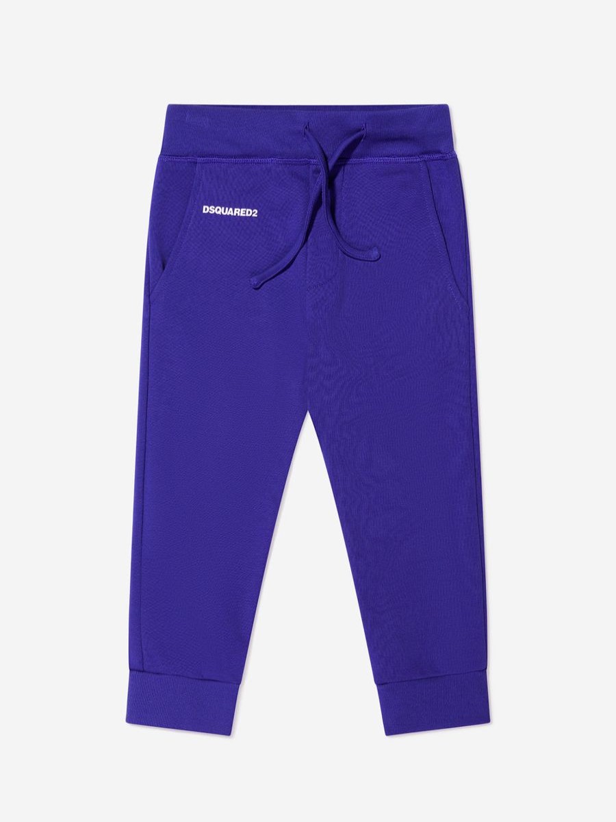 Boys Dsquared2 Kids Sweatpants | Dsquared2 Kids - Kids Sports Edition.07 Joggers In Blue | Childsplay Clothing