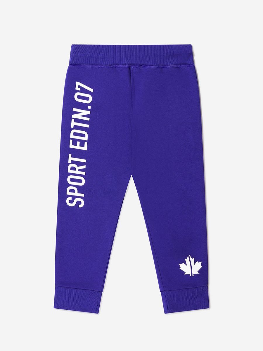 Boys Dsquared2 Kids Sweatpants | Dsquared2 Kids - Kids Sports Edition.07 Joggers In Blue | Childsplay Clothing