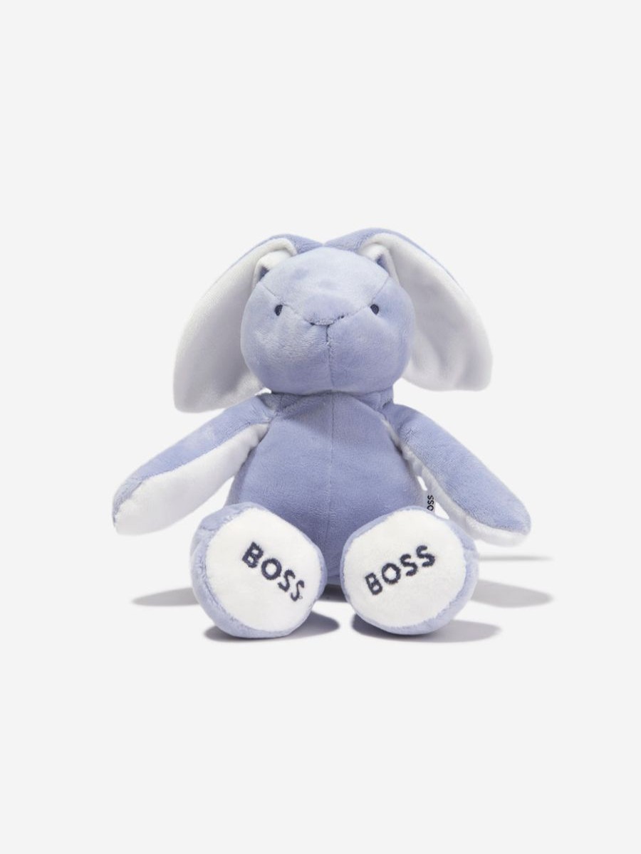 Baby BOSS Toys | Baby Boys Bunny Soft Toy In Blue