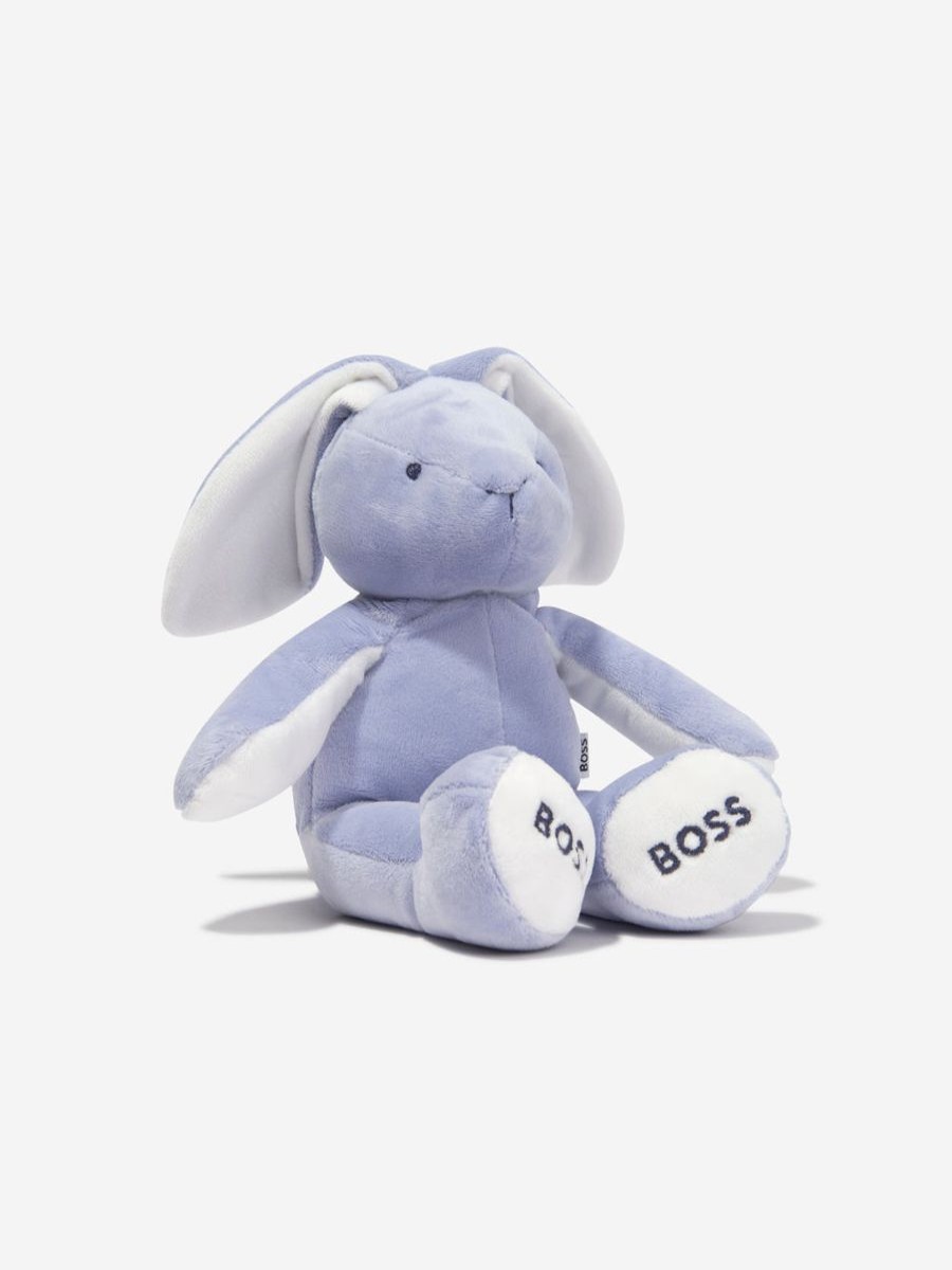 Baby BOSS Toys | Baby Boys Bunny Soft Toy In Blue